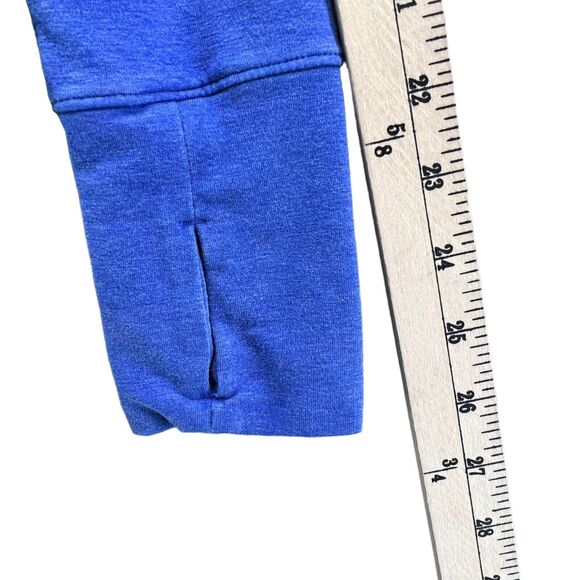 Athleta Pullover Womens XXS Blue Sentry Active Hoodie Sweatshirt Cowl Neck - Picture 9 of 12
